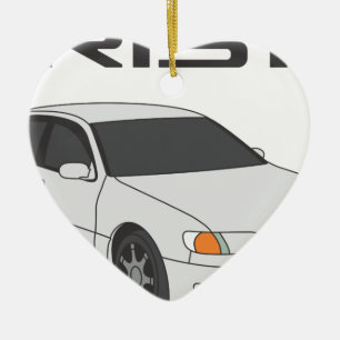 White Aristoo Keramisch Ornament