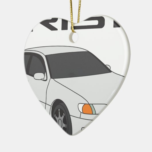 White Aristoo Keramisch Ornament (Links)