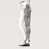 White Arkansas State Flower Apple Blossom Leggings (Links)