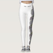 White Arkansas State Flower Apple Blossom Leggings (Voorkant)