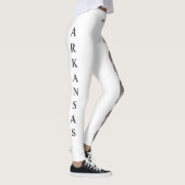 White Arkansas State Flower Apple Blossom Leggings (Rechts)