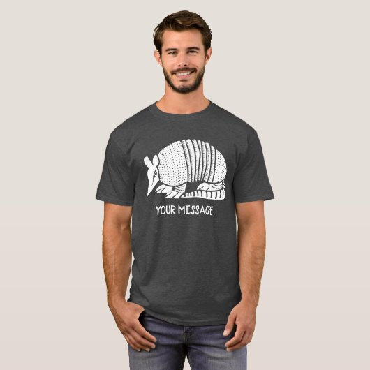 White Armadillo Specialized Graphic T-shirt (Voorkant volledig)