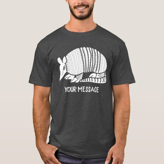 White Armadillo Specialized Graphic T-shirt (Voorkant)