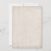 White Artic Fox Woodland - Kerstfeest Kaart (Achterkant)