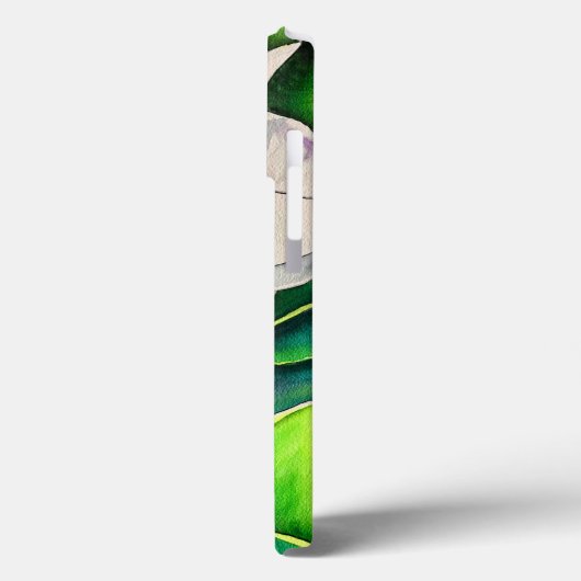 White Arum Lily waterverf tropische florale bloedi Case-Mate iPhone Case (Achterkant / Links)