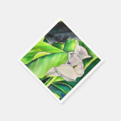 White Arum Lily waterverf tropische florale bloedi Servet (Hoek)