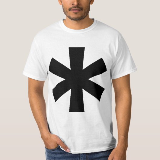 White Asterisk T-shirt (Voorkant)