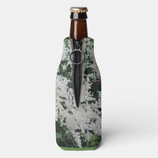 White Astilbe Flesjeskoeler (Fles Achterkant)