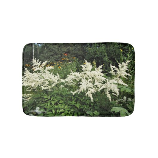 White Astilbe Gloriosa Daisies Badmat (Voorkant)