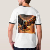 White Astronaut Graphic T-shirt: Stellar Style en T-shirt (Achterkant volledig)