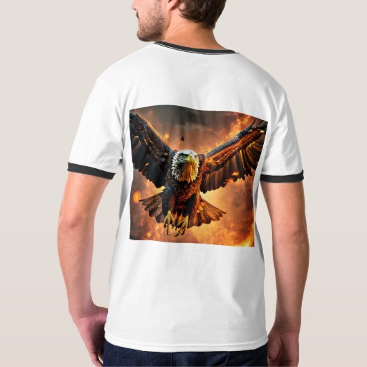 White Astronaut Graphic T-shirt: Stellar Style en T-shirt (Achterkant volledig)