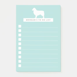 White Aussie | Aangepast om lijst te doen | Aqua Post-it® Notes