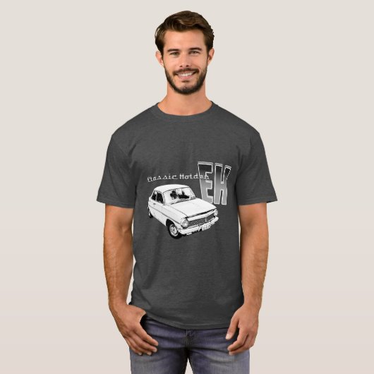 White Aussie EH Holden, 1963, 1964,1965 T-shirt (Voorkant volledig)