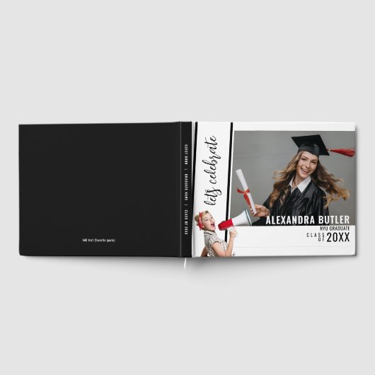 White Autograaf Keepomwille Class of 2023 Afstuder Gastenboek (Volledig)