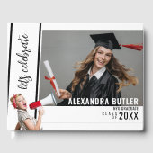 White Autograaf Keepomwille Class of 2023 Afstuder Gastenboek (Voorkant)