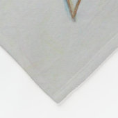 White Awareness Ribbon Angel Hope Cure Blanket Fleece Deken (Hoek)