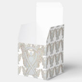 White Awareness Ribbon Angel Party Favor Boxes Bedankdoosjes (Geopend)