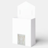 White Awareness Ribbon Angel Party Favor Boxes Bedankdoosjes (Geopend)