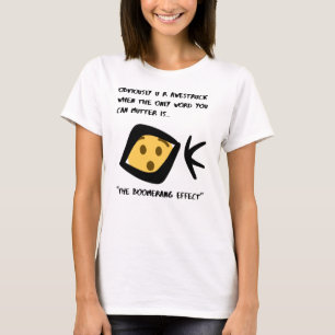 White "Aweked" Tee Shirt Boomeranged
