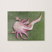 White Axolotl "Walking Fish" Art Legpuzzel (Horizontaal)