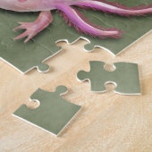 White Axolotl "Walking Fish" Art Legpuzzel (Zijkant)