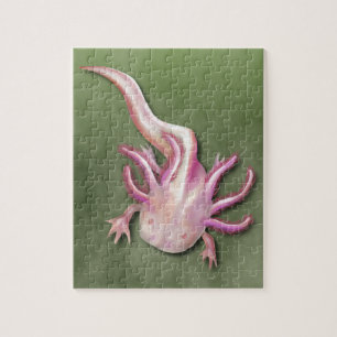 White Axolotl "Walking Fish" Art Legpuzzel