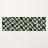 White Azalea Flower Abstract Pattern Personalized Yogamat (Voorkant (horizontaal))
