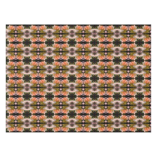 White Azalea flower bloesem and Bud Abstract Tafelkleed (Voorkant (Horizontaal))