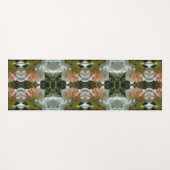 White Azalea flower bloesem and Bud Abstract Yogamat (Voorkant (horizontaal))