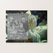 White Azalea Flower Lijst Uw foto toevoegen Legpuzzel (Horizontaal)