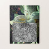 White Azalea Flower Lijst Uw foto toevoegen Legpuzzel (Verticaal)