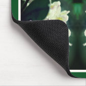 White Azalea Flower with Raindrops Personated Muismat (Hoek)