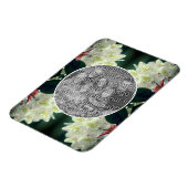 White Azalea Flowers Lijst Uw foto toevoegen Magneet (Linkerzijde)