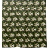 White Azaleas Floral Pattern Douchegordijn (Voorkant)