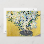 White Azaleas in a Pot - Claude Monet Briefkaart (Voorkant / Achterkant)