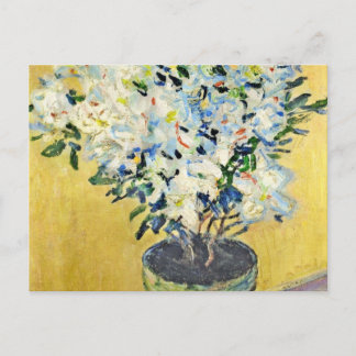 White Azaleas in a Pot - Claude Monet Briefkaart