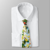 White Azaleas in een Pot 1885 Claude Monet bloemen Stropdas (Gebonden)