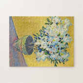 White Azaleas in een Pot Monet Fine Art Legpuzzel (Horizontaal)