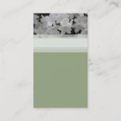 White Azaleas Visitekaartje (Achterkant)