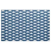 White B-2 Spirit Stealth Bomber Pattern on Blue Stof (Fat Quarter)