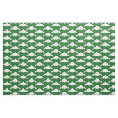 White B-2 Spirit Stealth Bomber Pattern on Green Stof (Fat Quarter)