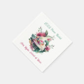 White Baby Grand Piano Overweging Servet (Hoek)