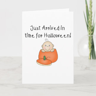 White Baby Halloween net aangekomen Kaart