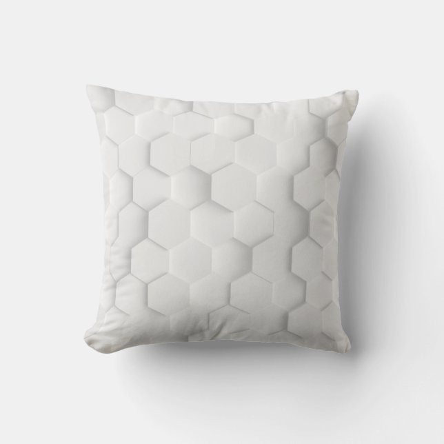 White background texture. 3d illustration, 3d ing. kussen (Voorkant)