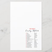 White Background Vrijgezellenfeest Game PRINTED (Achterkant)