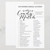 White Background Vrijgezellenfeest Game PRINTED (Voorkant / Achterkant)