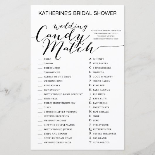 White Background Vrijgezellenfeest Game PRINTED (Voorkant)