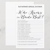 White Background Vrijgezellenfeest Game PRINTED (Voorkant / Achterkant)