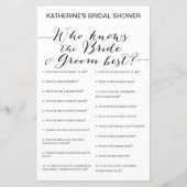 White Background Vrijgezellenfeest Game PRINTED (Voorkant)