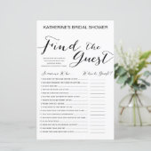 White Background Vrijgezellenfeest Game PRINTED (Staand voorkant)